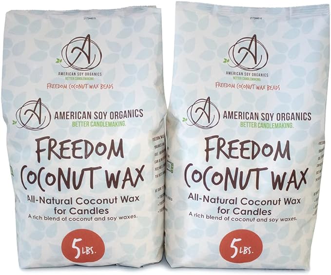 American Soy Organics Freedom Coconut Soy Wax Beads by AmericanSoyOrganics