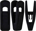 Black Velvet Hanger Clips, Strong Finger Clips by TOFIIGREM