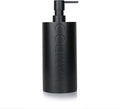 Matte Black Shampoo Dispenser Modern Refillable Pump Bottle by IndecorHome
