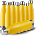 MEWAY 17oz Sport Water Bottle 8 Pack Vacuum Insulated Stainless Steel by MEWAY