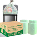 13 Gallon Flap Tie Compostable Trash Bags, Compost Bags Tall Kitchen Trash Bags by BEIDOU-PAC