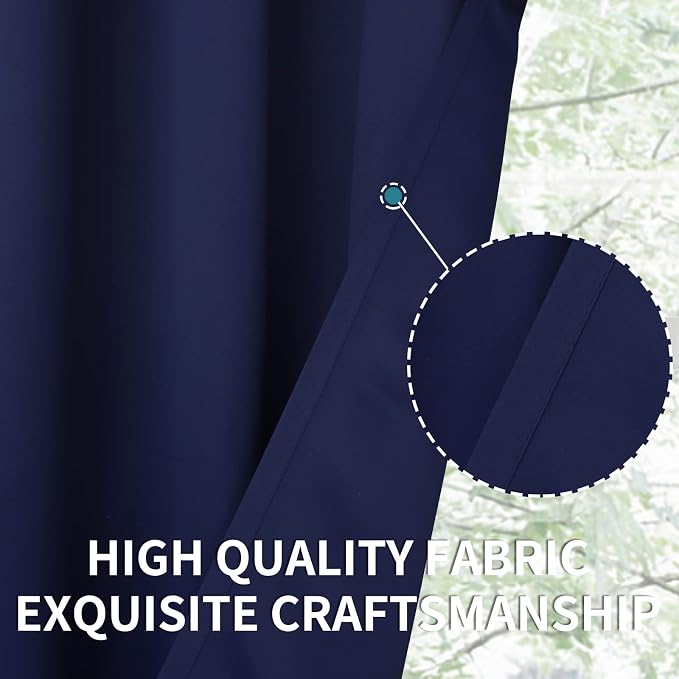 BGment Rod Pocket Blackout Curtains - Image 5