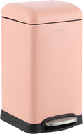 happimess HPM1012G Betty Retro Mini 3.2-Gallon Step-Open Trash Can, Fingerprint by Happimess