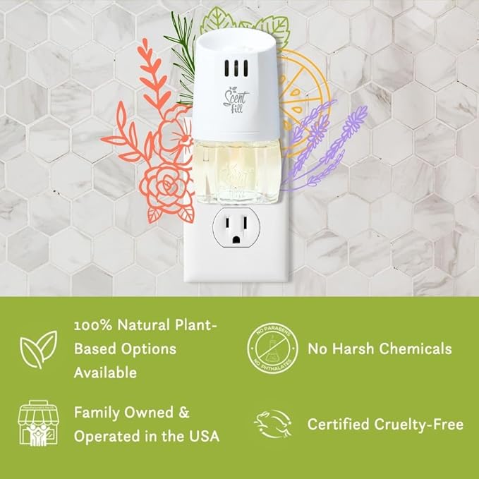 Scent Fill Coffee House Plug in Air Freshener, Scented Oil Refills, 2 Refills + - Image 5