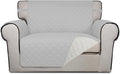 PureFit Reversible Quilted Sofa Cover, Water Resistant Slipcover Furniture by PureFit