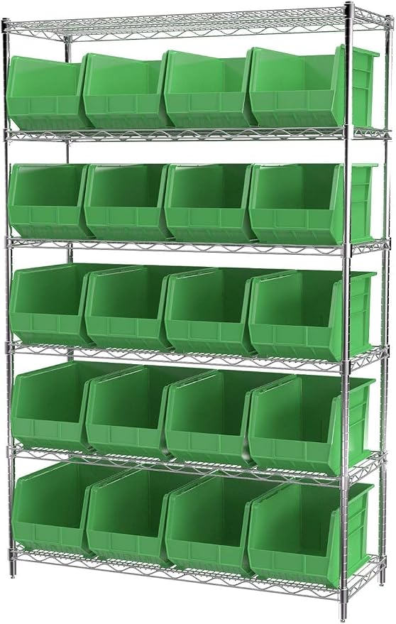 Akro-Mils 30260 AkroBins Plastic Storage Bins, Space-Saving Stackable Bins - Image 5