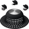 Shower Drain Hair Catcher, Bathtub Drain Cover Foldable Silicone Shower & Tub by SayGoodbyetoHairClogging