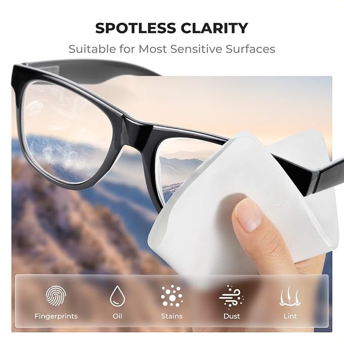 K&F CONCEPT 6 Pack Lens Cleaning Cloth | Microfiber Cleaning Cloth | Glasses - Image 2