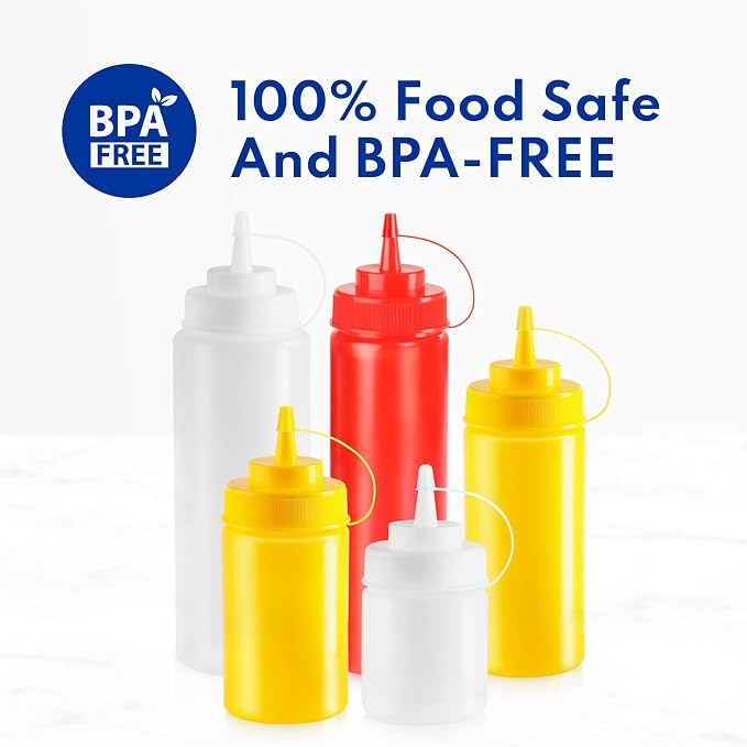 New Star Foodservice 26313 Squeeze Bottles, 12 oz - Image 7