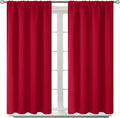 BGment Red Blackout Curtains 48 Inches Length by BGment