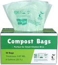 Primode Compostable Bags 6 Gallon Food Scraps Yard Waste Bags, Extra Thick 0.87 by Primode