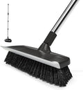 ITTAR Scrub Brush with Long Handle, Heavy-Duty Floor Cleaning Brush, 2-in-1 by ITTAR