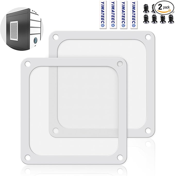 Dust Filter PC 140mm for Computer Cooler/PSU/Routers Nylon 80 Mesh, Magnetic by YIMATEECO