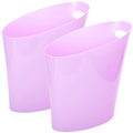 Youngever 2 Gallon Slim Trash Can, Plastic Garbage Container Bin, Small Trash by Youngever