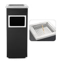 Trash Can Outdoor Waste Container Square Stainless Steel Trash Can by POWLAB