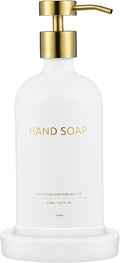 Glass Soap Dispenser Set by Janxin, Bathroom Soap Dispenser Set by Janxinmakeyouloveyourhome