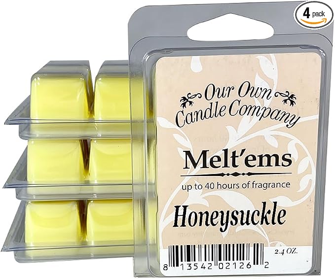 Our Own Candle Company Premium Wax Melt, Honeysuckle Scent, 6 Cubes, 2.4 oz by OurOwnCandleCompanycandles