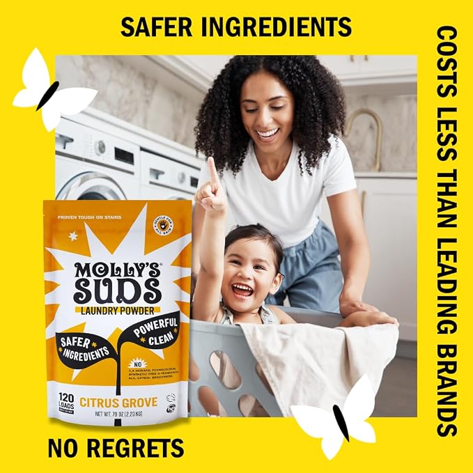 Molly's Suds Original Laundry Detergent Powder | Clean Laundry Detergent Powder - Image 4