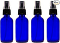2oz Cobalt Atomizer Bottles Fine Sprayer Atomizer Glass Essential Oil Bottle by Greenals
