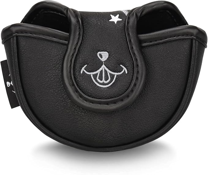 BIG TEETH Putter Cover Mallet Putter Cover Half Mallet Small Golf Headcover - Image 5
