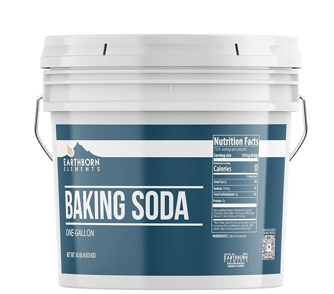 Earthborn Elements Baking Soda Sodium Bicarbonate, Cleaning & Deodorizing by EarthbornElements