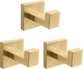 NearMoon Bath Towel Hooks -SUS304 Stainless Steel Square Clothes Robe Hooks by NearMoon