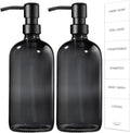 GMISUN Black Soap Dispenser, 2 Pack Hand Soap Dispensers by GMISUN
