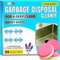 Garbage Disposal Cleaner Tablets 24 Pack – 20g Large Foaming Lavender Scent by EEMANI