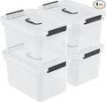 18 Quart Plastic Storage Bins by Unknown