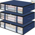 StorageRight Under Bed Storage Bins, Breathable Organizer by StorageRight