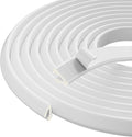 V Shape Foam Weather Stripping Door Frame Seal Strip 33FT White, Draft Stopper by KNEELISA