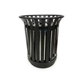 Outdoor Metal Slatted Trash Receptacle, Waste Receptacle，Commercial Trash Cans by Anxeit
