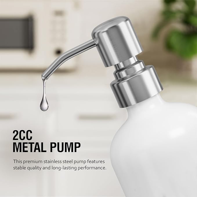 MOMEEMO Soap Dispenser for Kitchen Sink, Suitable for Kitchen Decor and - Image 4