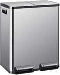 DUMOS Kitchen Trash Can, 2×8-Gallon Garbage Can by DumosLifestyle