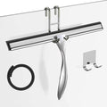14-Inches Stainless Steel Shower Squeegee Set, Include Shower Door Hook by SSTOOHL