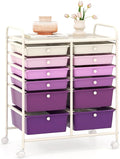 GOFLAME 12-Drawer Rolling Storage Cart, Mobile Utility Cart by GOFLAME