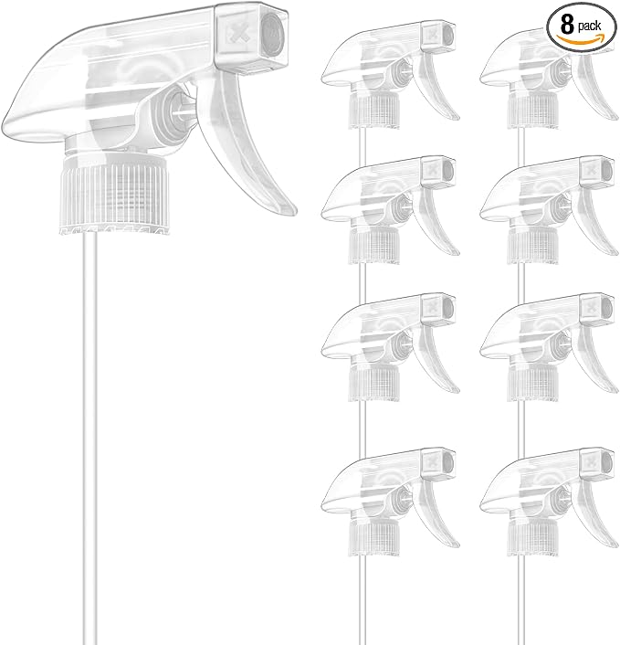 DIYSELF Spray-Nozzle-for-Bottles, Mist Stream Trigger Sprayer by DIYSELF