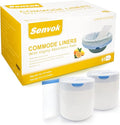Senvok Commode Liners with Highly Absorbent Pads by Senvok