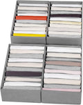 4 Packs T-shirt Drawer Organizers by Coorganisers