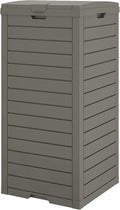 Outdoor Trash Can, 31 Gallon Garbage Can by LHBGO