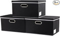 PRANDOM Storage Boxes with Lids Fabric Collapsible Storage Bins Organizer by Prandom