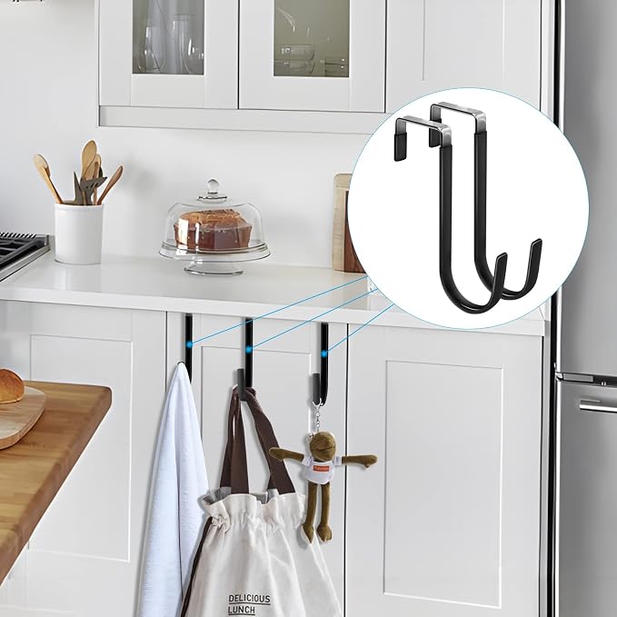 FYY Over the Door Hooks, 6 Pack Door Hangers Hooks - Image 7