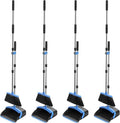 Broom and Dustpan Set, 52-in Long Adjustable Handle Broom Dustpan Combo by NACENA