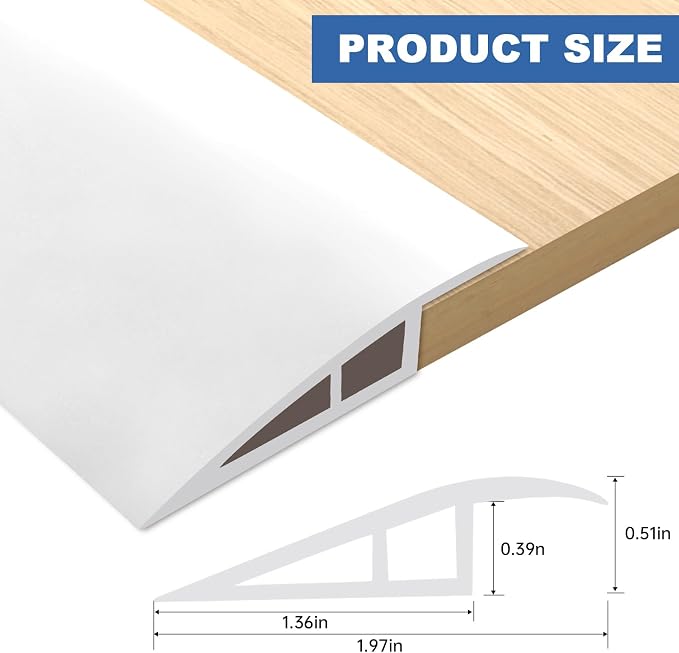 Vinyl Door Threshold Flooring Transition Strip Self Adhesive Carpet Edging Strip - Image 2