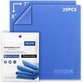 20 Pack Microfiber Glasses Cleaning Cloths by iGeyzoe