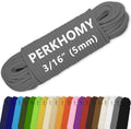 PerkHomy Cotton Rope 3/16" 100 ft Multi Purpose Utility Diamond Braided Cord by PerkHomy