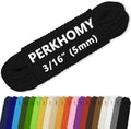 PerkHomy Cotton Rope 3/16" 100 ft Multi Purpose Utility Diamond Braided Cord by PerkHomy