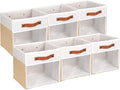 HNZIGE 11 Inch Foldable Fabric Storage Cubes by HNZIGE