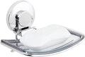 LEVERLOC Chrome Suction Cup Soap Dish Holder by LEVERLOC