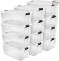 Sterilite 12-Pack Ultra Latching Box, Storage Bins by Sterilite